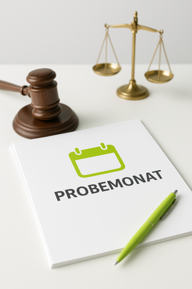 Probemonat leitende Angestellte Spedition Transport erklärt