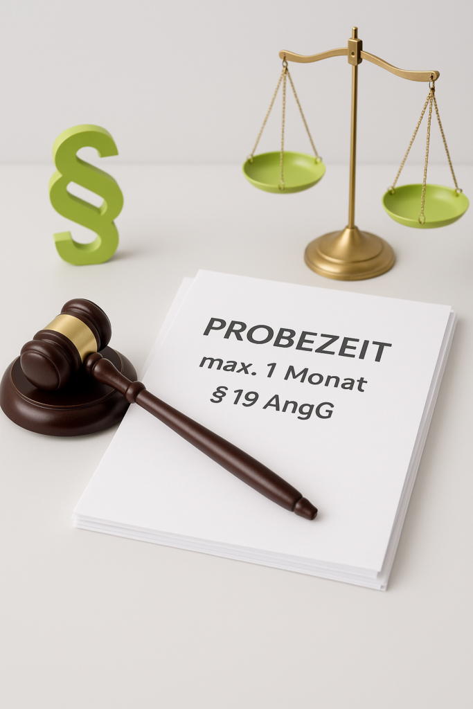 Probemonat für Angestellte im Reinigungsgewerbe: Rechte