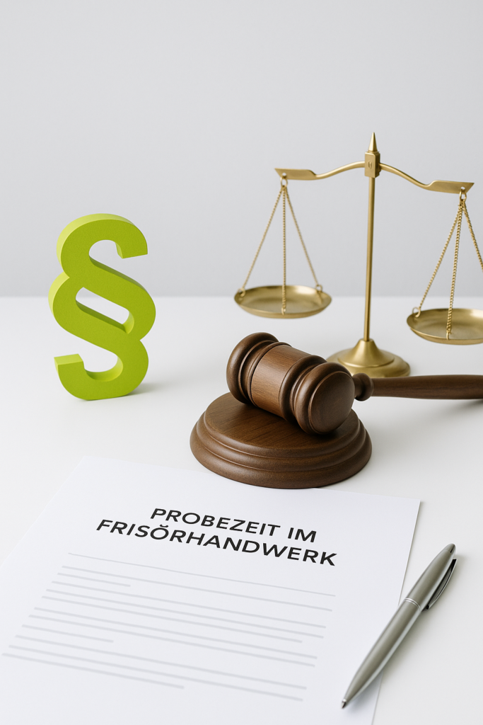 Probemonat für Angestellte im Friseurgewerbe: Rechte & Fristen