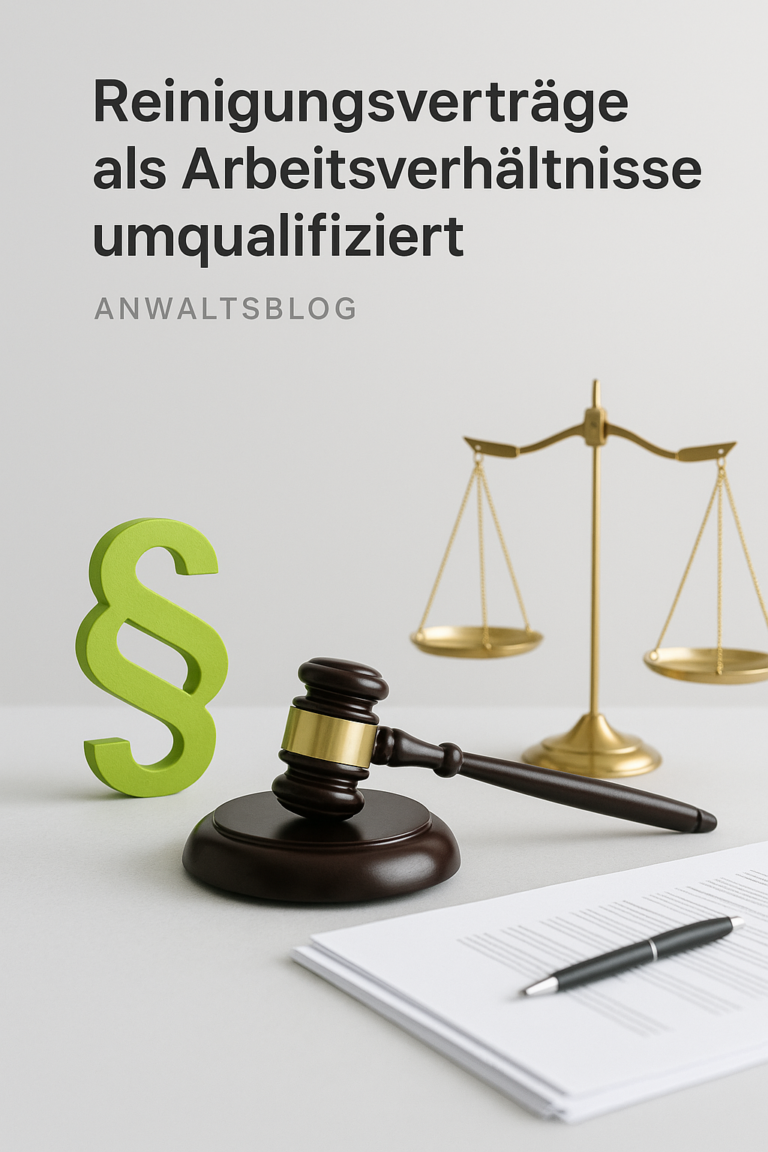 Probemonat für Freie Dienstnehmer im Reinigungsgewerbe