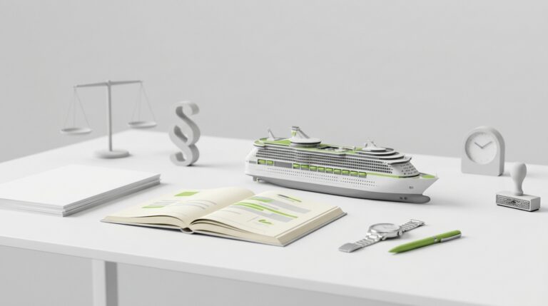 gewöhnlicher Arbeitsort auf einem Kreuzfahrtschiff