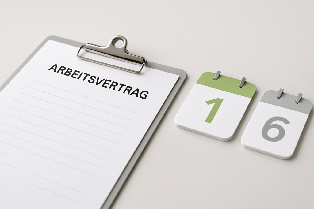 Zweiter Probemonat in Österreich: Befristung