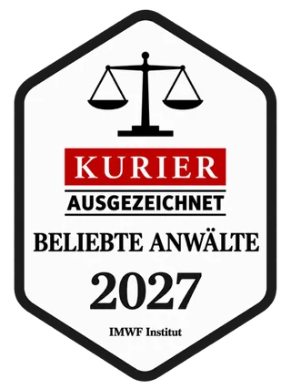 Kurier Ausgezeichnet – Beliebte Anwälte 2027 – Pichler Rechtsanwalt GmbH